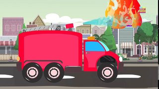 Tv cartoons movies 2019 Fire Truck   Learn Colors   Learning Video for Kids & Toddlers