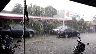 #LoQueSeVivePor segundo día consecutivo cae lluvia y granizo en Estelí.