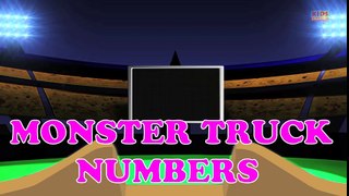 Tv cartoons movies 2019 Monster Truck Stunts   Learn Number