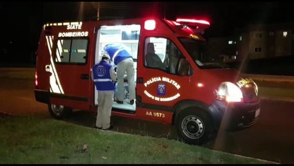 Homem fica ferido ao cair de moto na Av. Brasil