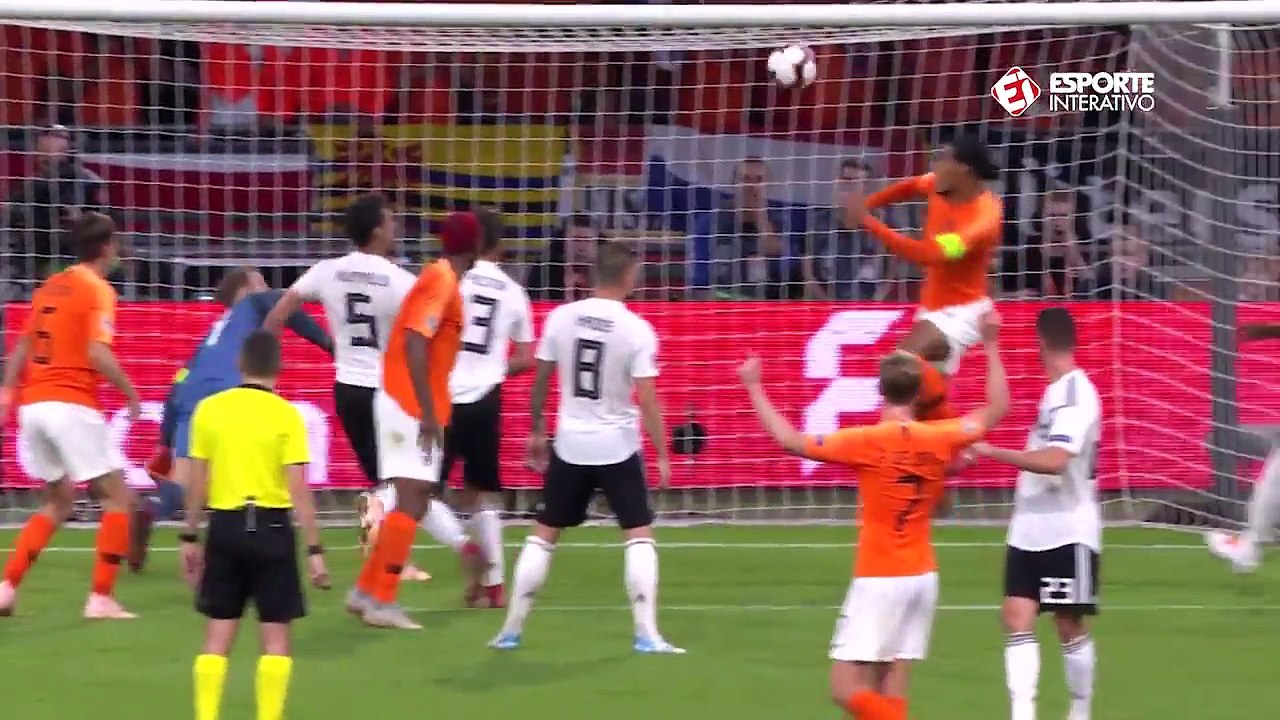 HOLANDA 3 X 0 ALEMANHA - MELHORES MOMENTOS - UEFA NATIONS LEAGUE (13 10 2018)