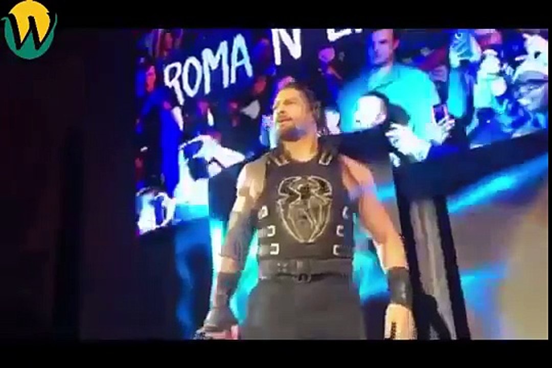 WWE RAW Live Event Syracuse 13/10/18 - Roman Reigns Dean Ambrose Vs Drew Mcintyre Elias