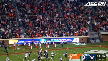 Miami vs. Virginia Football Highlights (2018)