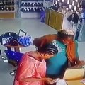 Pregnant woman caught on camera stealing hair extension at a shop today.Credit: urbancollectionsbyajoke