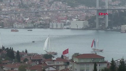 Spor The Bodrum Cup'un Kortej Geçişi Boğaz'da Yapıldı