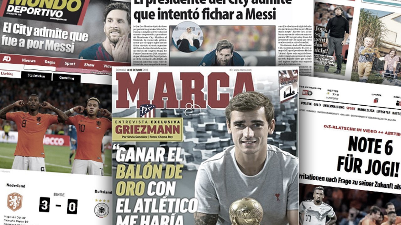 Joachim Löw se fait dézinguer par la presse allemande, le Président de Manchester City a essayé faire venir Messi