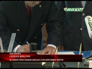 Yazıcı Listesini Verdi (04.06.2012)