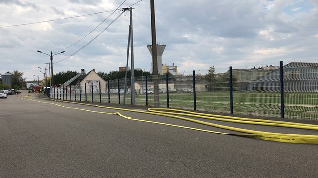 Les locaux administratifs de l’entreprise HMS détruits par les flammes