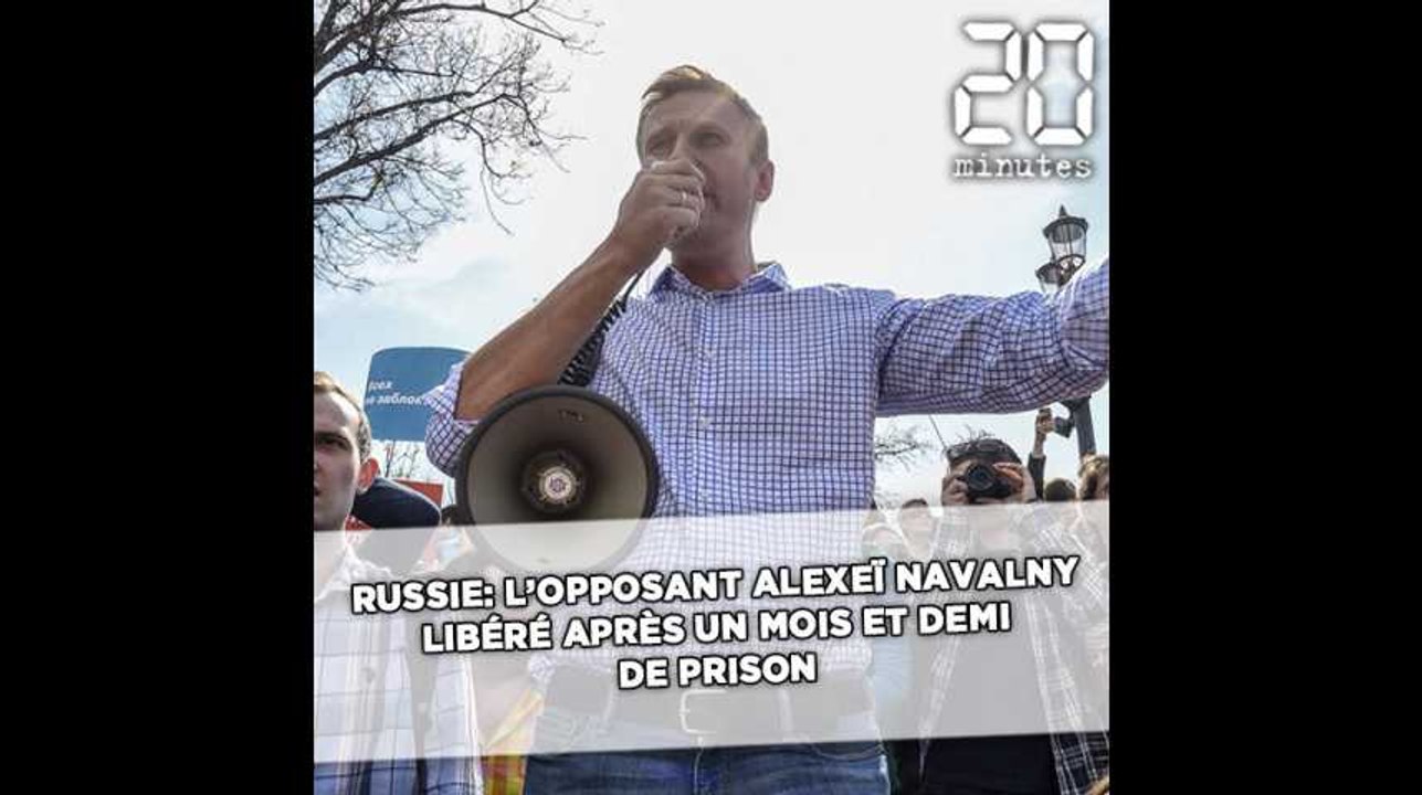 Russie: L'opposant Alexeï Navalny libéré après un mois et demi en prison