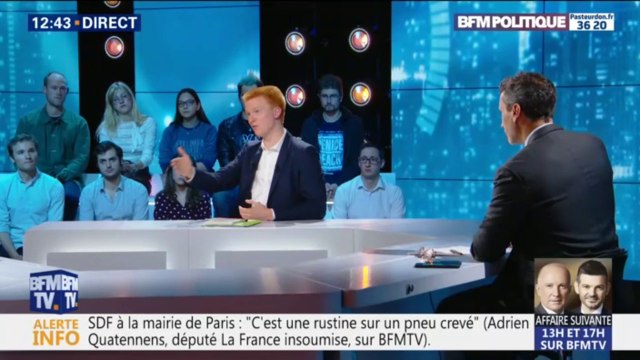 Quatennens sur la taxe d'habitation: Je ne soutiens pas les hausses mais je comprends la difficulté des maires