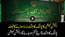 ECP rejects requests of extending polling time