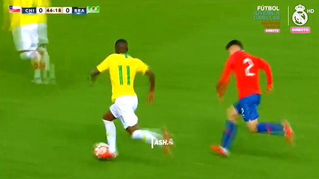 Vinícius met le feu à la défense du Chili en U20