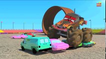 Tv cartoons movies 2019 Big Trucks Battle   Garbage truck VS Army truck   Vehicle Mash Up