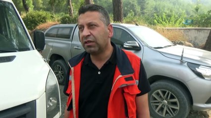 Hatay'da orman yangını sürüyor