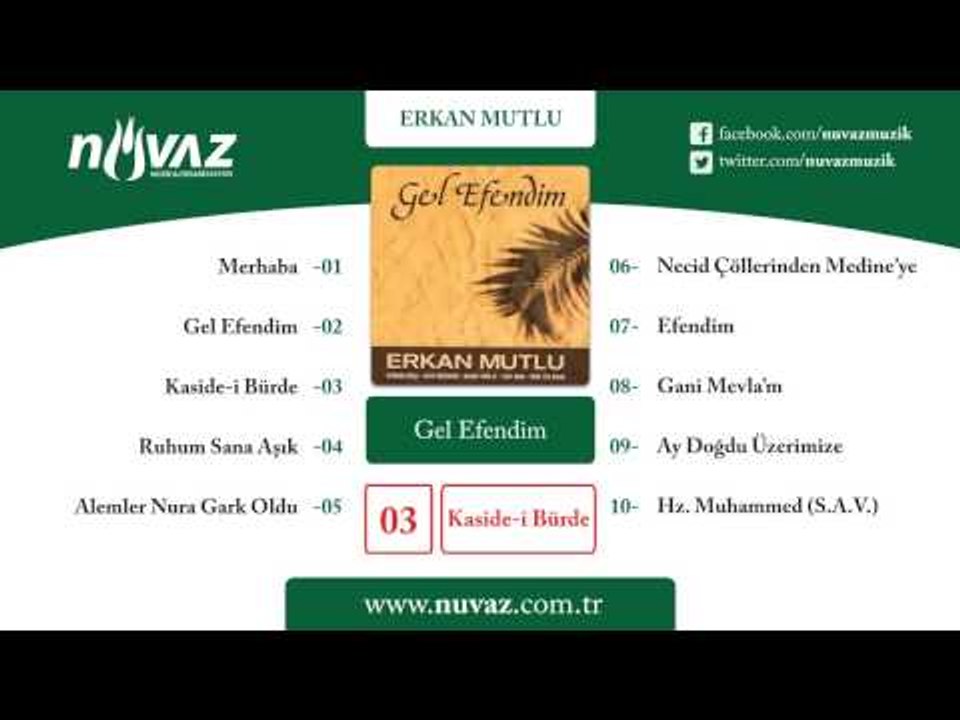 Erkan Mutlu & Sacit Onan - Kaside-i Bürde