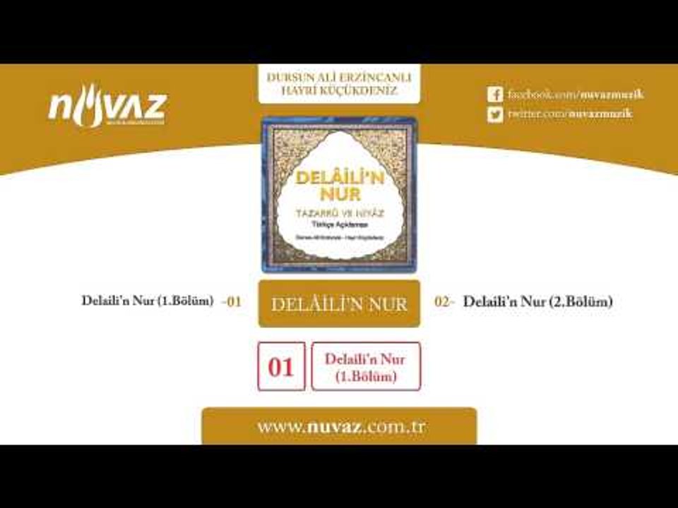 Dursun Ali Erzincanlı & Hayri Küçükdeniz - Delaili'n Nur (1.Bölüm)