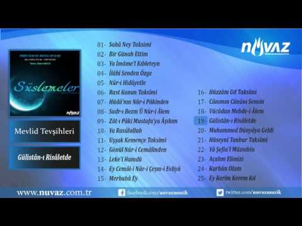 Hüdâyî Tasavvûf Mûsikîsi Topluluğu / Mehmet Kemiksiz - Gülistân-ı Risâletde