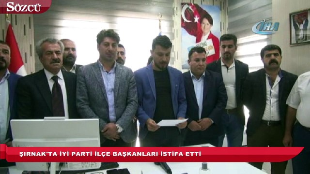 Şırnak’ta İYİ Parti ilçe başkanları istifa etti