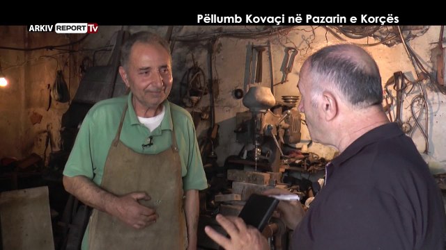 REPORT TV, VERI JUG - PËLLUMB KOVAÇI NË PAZARIN E KORÇËS