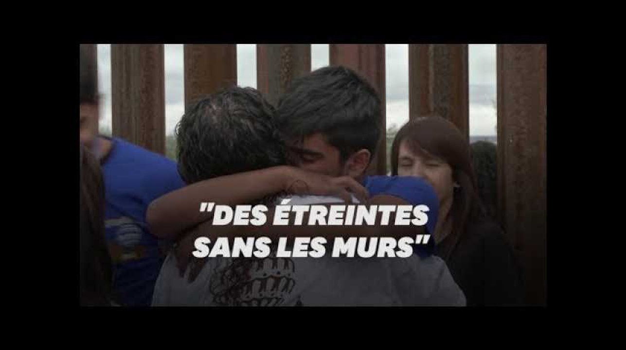 À la frontière entre le Mexique et les États-Unis, ces familles ont pu s'enlacer quelques minutes
