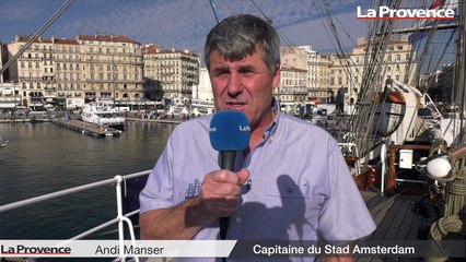Dans les coulisses du Stad Amsterdam, cet immense voilier sur le Vieux-Port