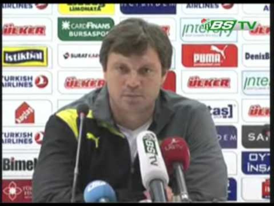 Bursaspor 3-2 Eskişehirspor Ertuğrul Sağlam Basın Toplantısı (03.05.2012)