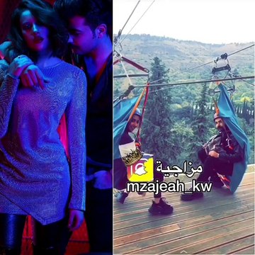 فيديو رد فعل فرح الهادي أثناء تجربتها البانجي جامبينغ لأول مرة