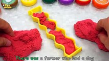 04.Bingo Song - Learn Colors with Rainbow Kinetic Sand Strawberry Cake Coca Cola Toys Songs for Kids