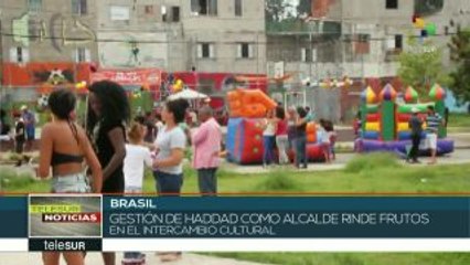 Fernando Haddad ofrece fortalecer la cultura en Brasil