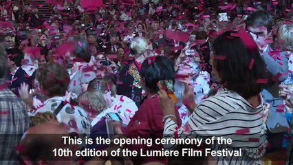 Lyon's Lumiere Festival opens, honouring cinema