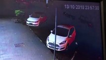 Câmeras flagram bandido fugindo com caminhonete