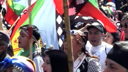 Marcha mapuche en Chile pide frenar las "violencias del capital"