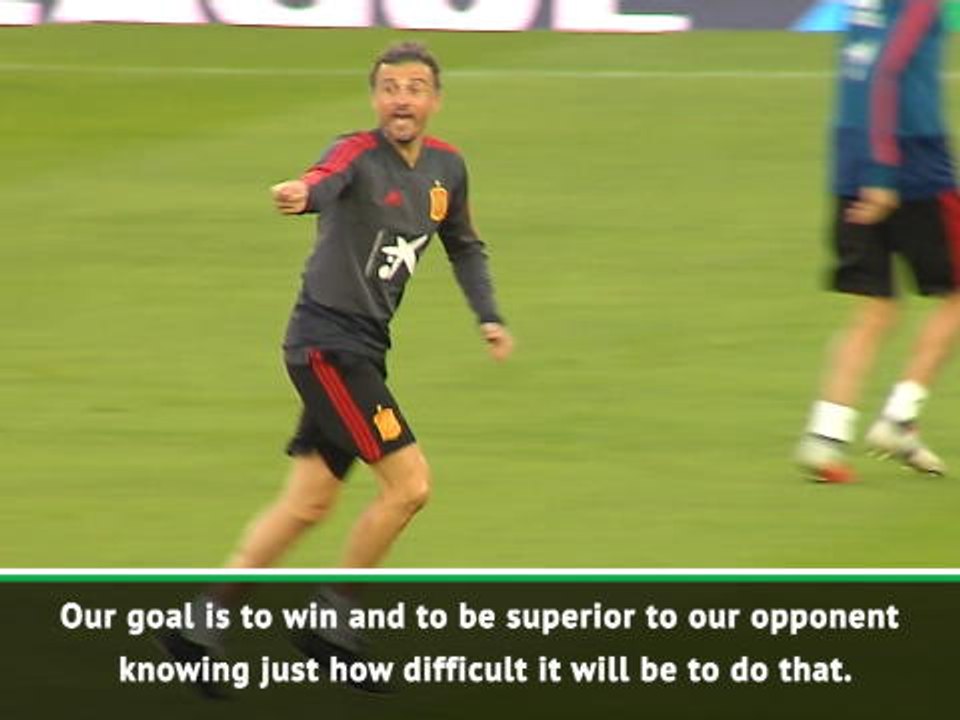 Enrique won't settle for England draw