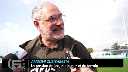 ZUBIZARRETA  :"Aider le joueur sur et en dehors du terrain, oui, pour moi ça c'est  une passion"