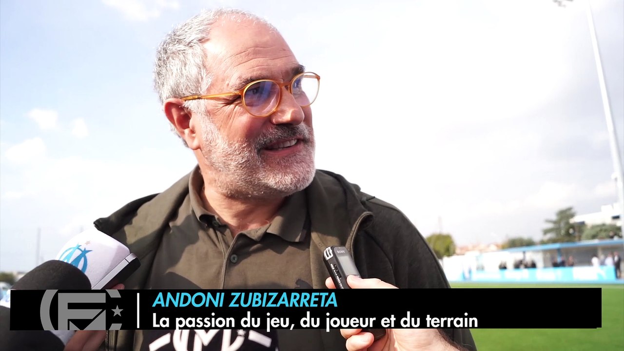 ZUBIZARRETA  :"Aider le joueur sur et en dehors du terrain, oui, pour moi ça c'est  une passion"