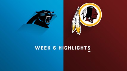 Panthers vs. Redskins highlights | Week 6