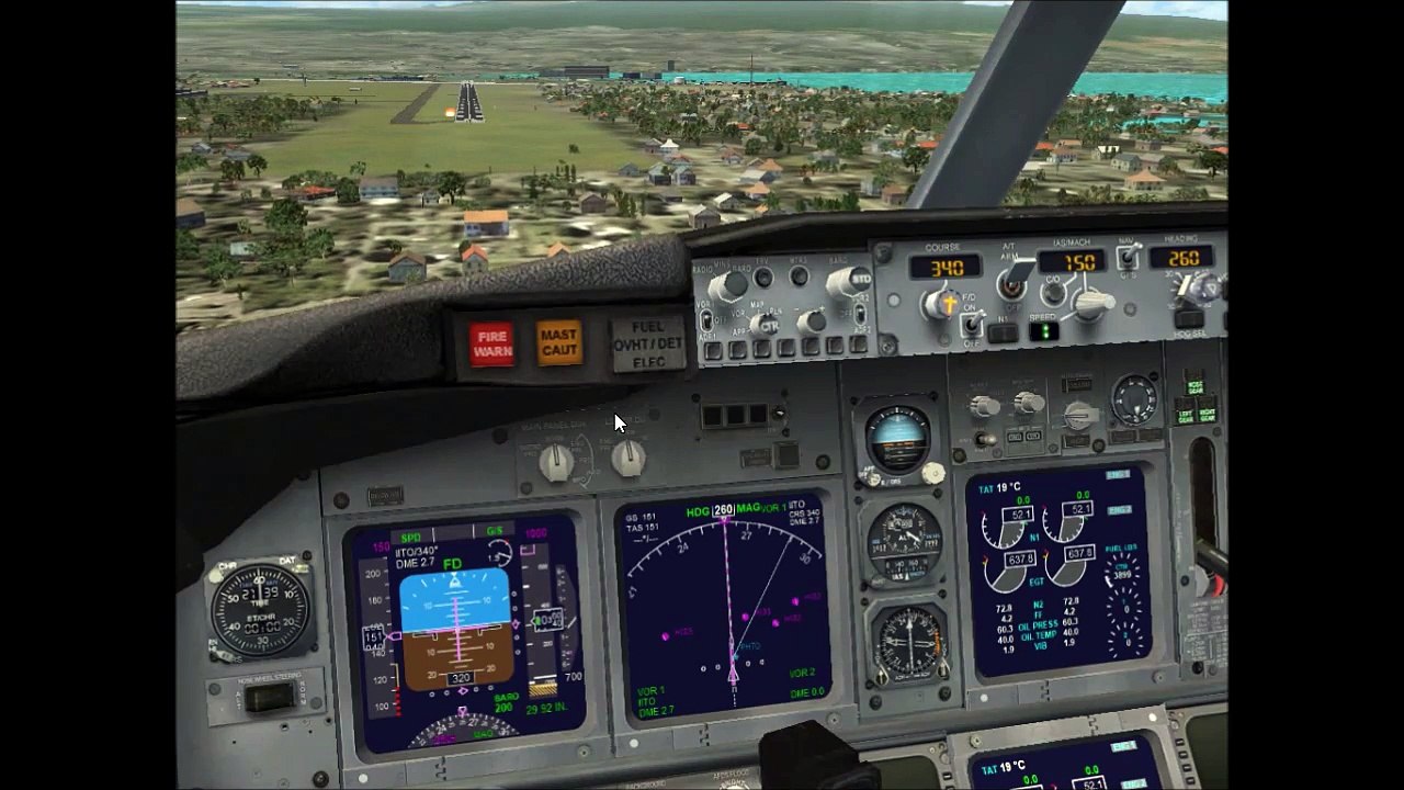 FSX 737 Landing Clip