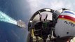 Great POV of Fighter Jet Landing on Aircraft Carrier - F/A-18F Super Hornet