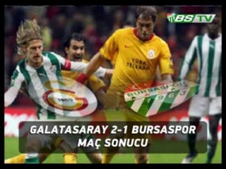 Galatasaray 2 - 1 Bursaspor (Maç Sonucu) (16.10.2011)