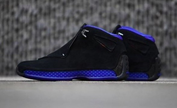 AIR JORDAN 18 BLACK BLUE ROYAL RETRO SNEAKER REVIEW