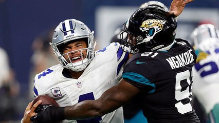 Yannick Ngakoue chases Dak for 9-yard sack