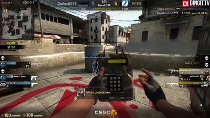 Quickshot Arena #19: PiTER vs OnlineBOTS (BO3 - Map 2)