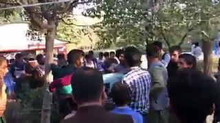 جنگ و جدال پولیس حوزه ۱۱ با کاندید مجلس نمایندگانکاندید استاد رامش نوری ماستر علوم سیاسی و استاد دانشگاه است