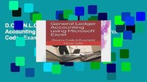 D.O.W.N.L.O.A.D [P.D.F] General Ledger Accounting using Microsoft Excel: (Source Code   Example)