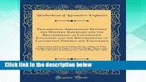 F.R.E.E [D.O.W.N.L.O.A.D] Proceedings; Arbitration Between the Western Railroads and the