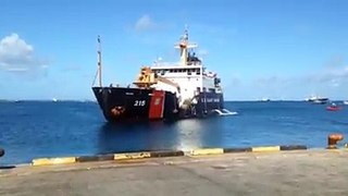 A beautiful sight this morning at Uliga dock. Welcome USCG Cutter SEQUOIA!