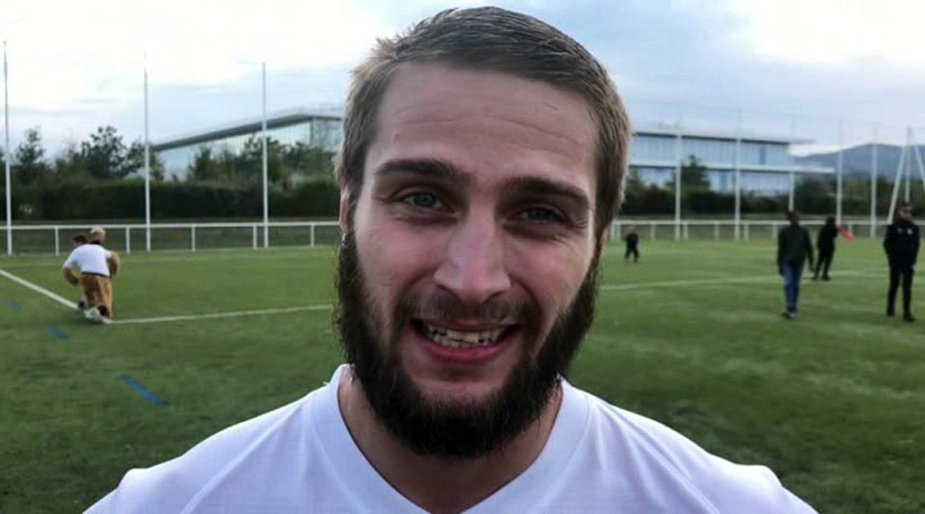 Coupe de France – Guillaume JACROT réagit après la qualification du CS MEGINAND contre l’US LA MURETTE