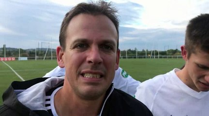 Coupe de France – Arnaud SERRETTE réagit après la qualification du CS MEGINAND contre l’US LA MURETTE