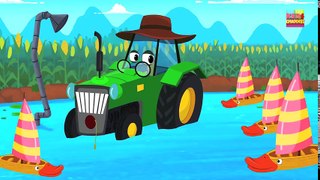 Tv cartoons movies 2019 LRC & HHMT   beware of the monster truck   little red car   haunted house monster truck part 2 2
