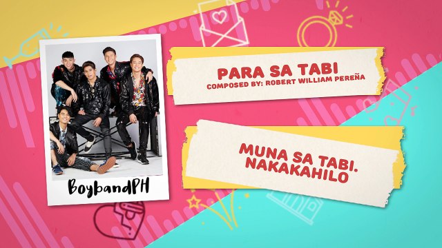 Para Sa Tabi - BoybandPH | Himig Handog 2018 (Official Lyric Video)